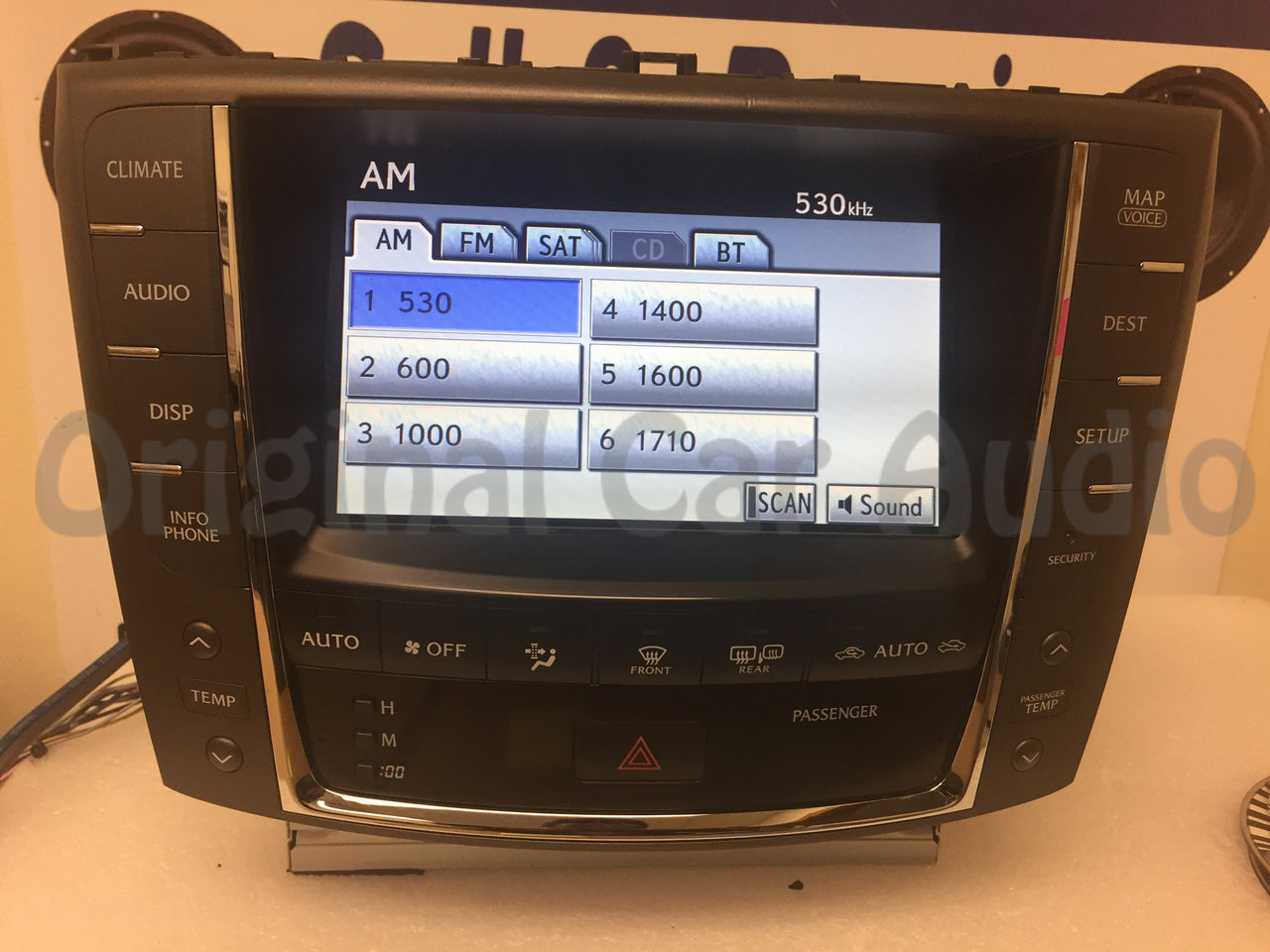Refurbished 2010 - 2012 Lexus IS250 IS350 OEM Navigation Radio Climate Control Display Screen