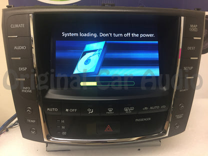 Refurbished 2010 2011 2012 Lexus IS250 IS350 OEM Navigation GPS and Display Screen Climate Control