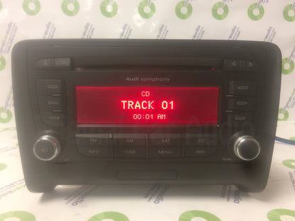 2008 - 2014 Audi TT OEM Single CD BOSE Symphony AM FM SAT Radio Receiver