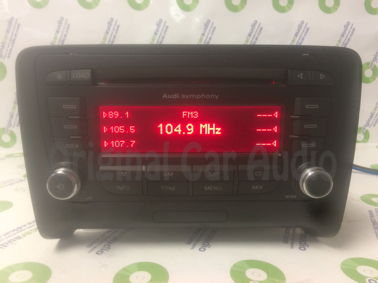 2008 - 2014 Audi TT OEM Single CD BOSE Symphony AM FM SAT Radio Receiver