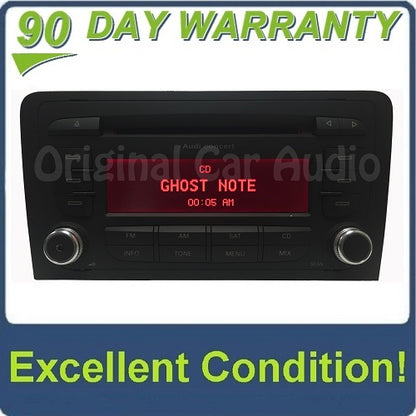 Audi Concert 2 radio receiver CD player sat AM FM stereo OEM