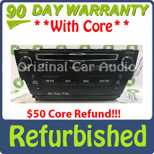 Refurbished 2010 - 2012 LEXUS IS-F OEM Mark Levinson AM FM Radio CD Player Receiver P6538