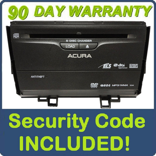 Acura Navigation Bluetooth Radio 6 Disc Changer MP3 XM 1XA4