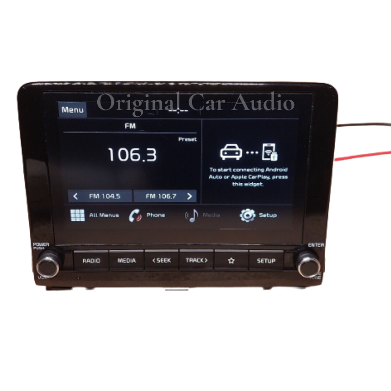 2018 - 2023 Kia Rio AM FM Radio Receiver w/Display Bluetooth Player OEM