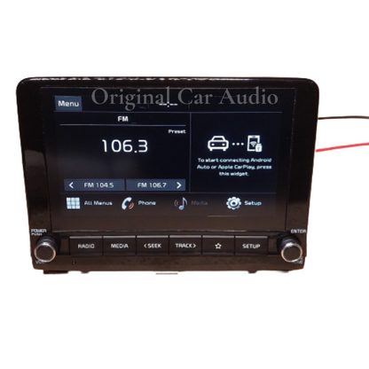 2018 - 2023 Kia Rio AM FM Radio Receiver w/Display Bluetooth Player OEM