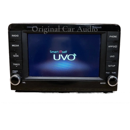 2018 - 2020 Kia Rio AM FM Radio Receiver w/Display Bluetooth Player OEM