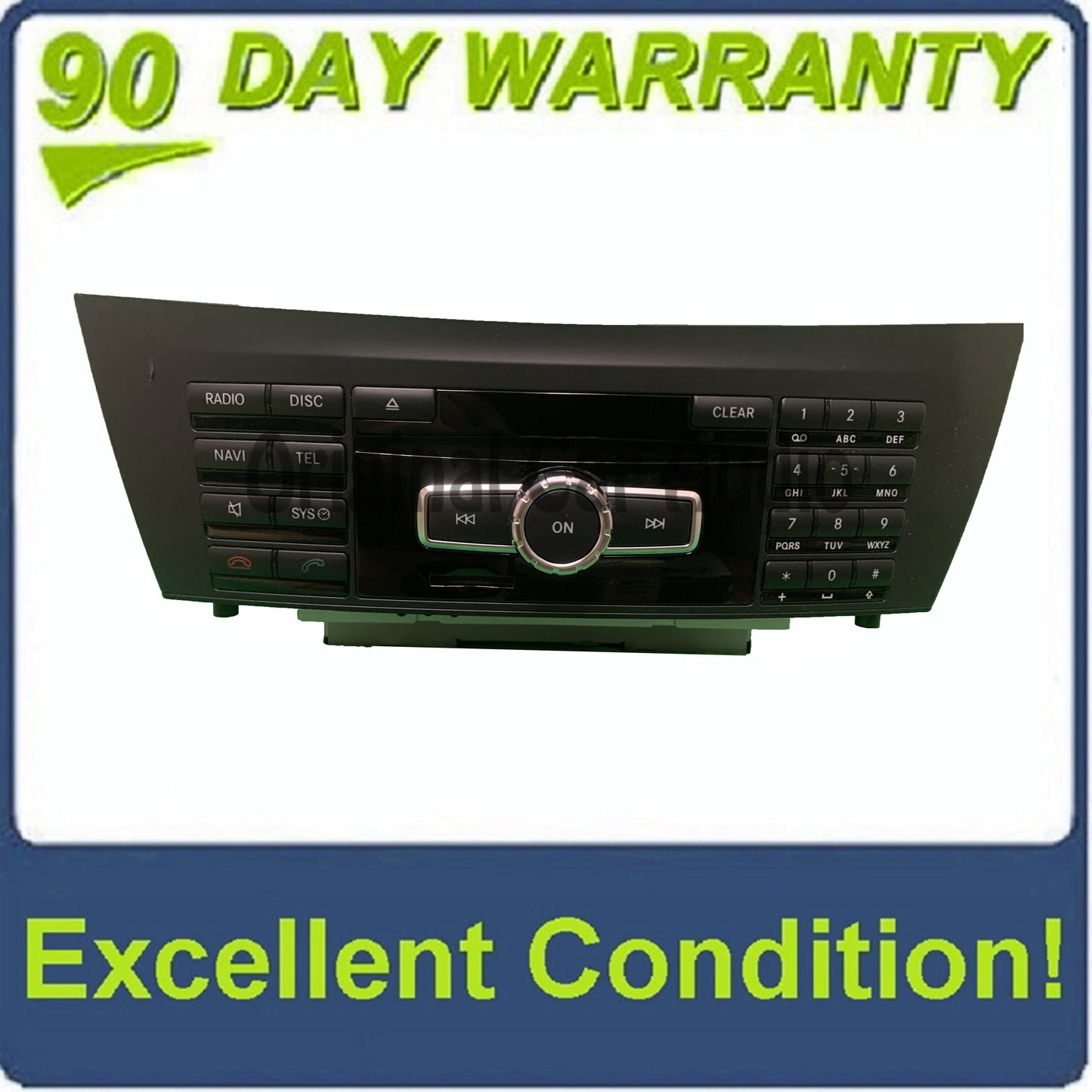 2012 - 2014 Mercedes Benz OEM C-Class OEM 204 Type Command Navigation Multi Media CD Radio Receiver