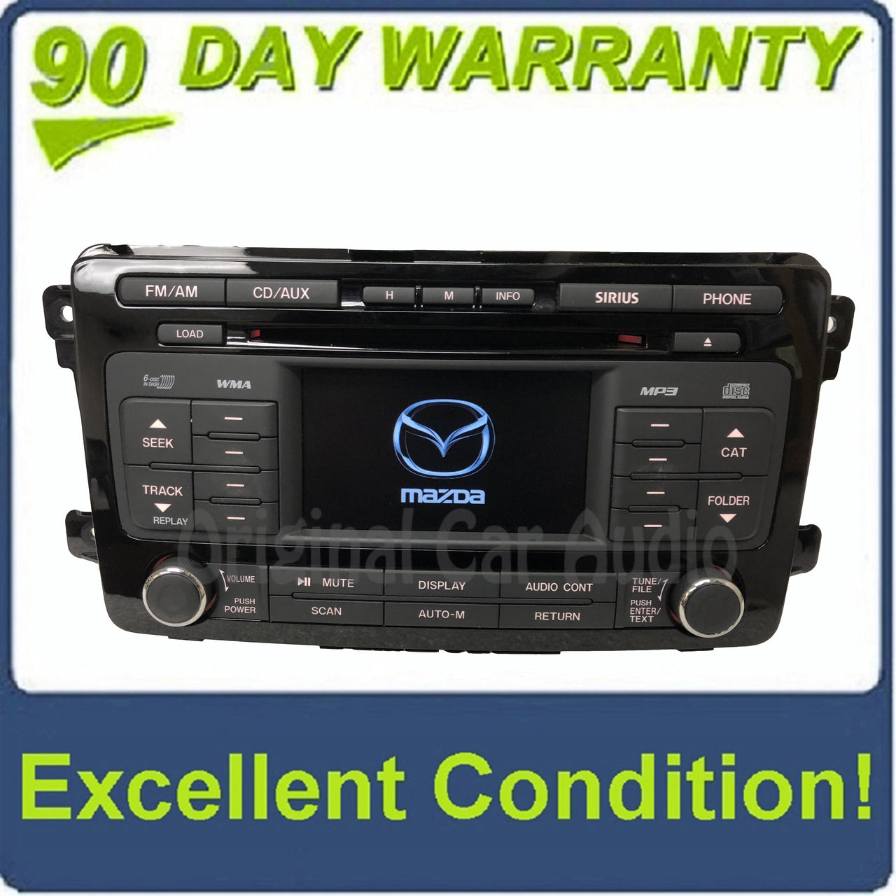 2010 - 2012 Mazda CX9 CX-9 OEM 6 CD AM FM SAT Multimedia Radio Receiver