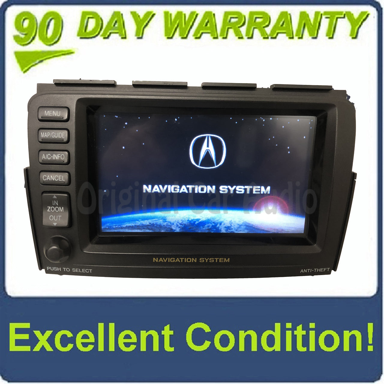 2003 03 Acura MDX Navigation SCREEN LCD 39810-S3V-A110-M1, 39810-S3V-A110, 39810S3VA110, 39810S3VA110M1