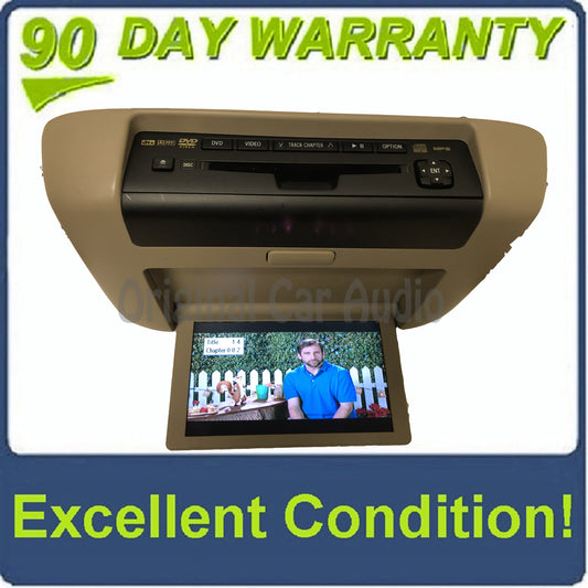 2008 - 2013 Toyota Highlander OEM Overhead Roof DVD Player Display Screen Entertainment Monitor
