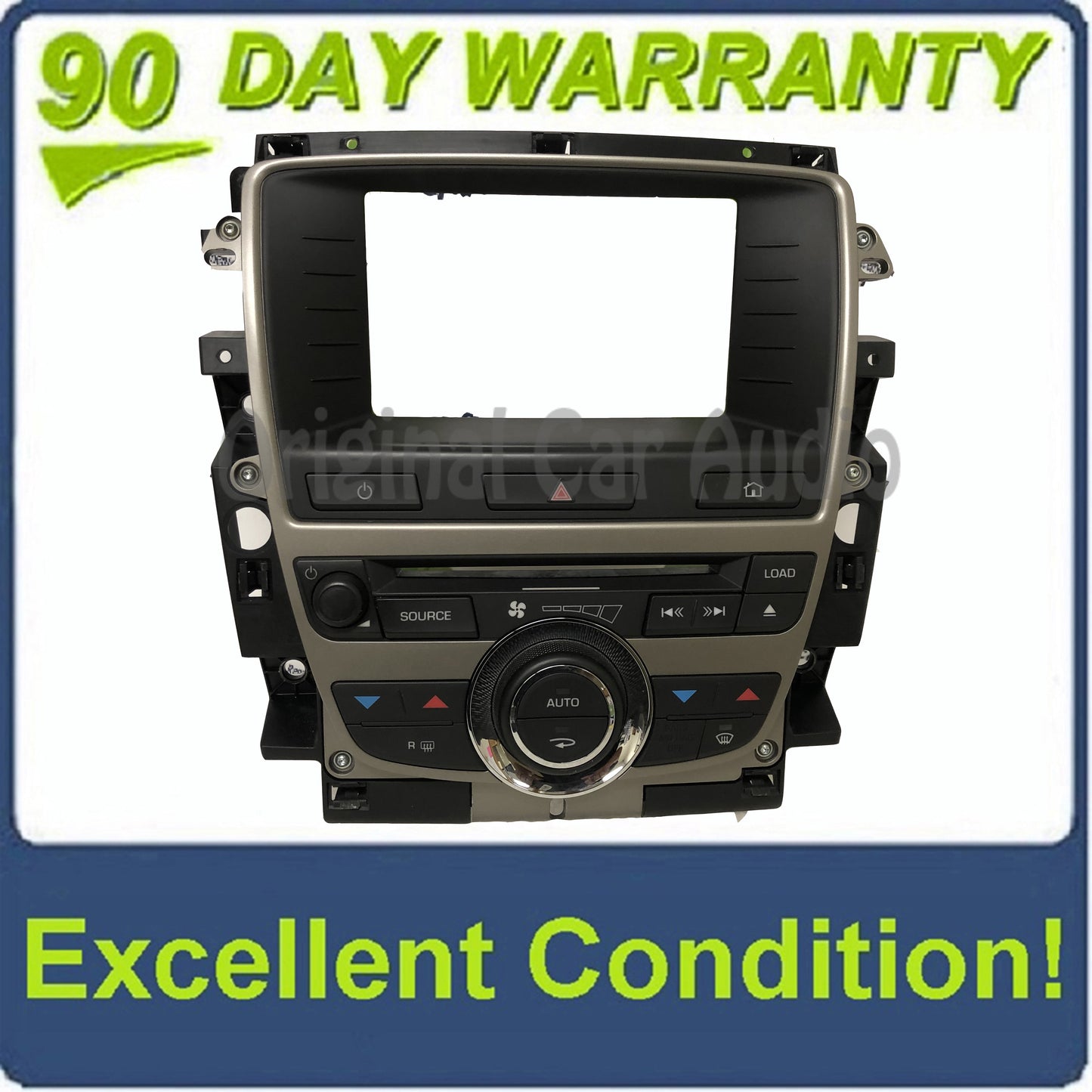 2006 - 2007 Jaguar XK XKR OEM Radio Climate Control Dash Bezel FACEPLATE ONLY