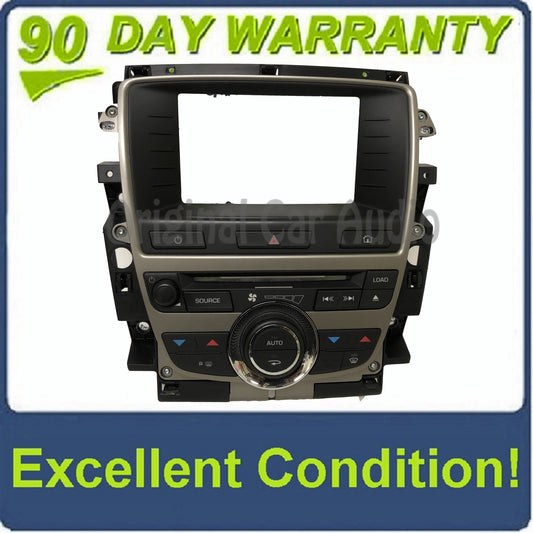 2006 - 2007 Jaguar XK XKR OEM Radio Climate Control Dash Bezel FACEPLATE ONLY