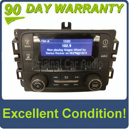 2015-2017 Jeep Renegade and Compass GENUINE OEM Mopar Fiat 520 VP1 Car Stereo