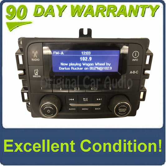 2015-2017 Jeep Renegade and Compass GENUINE OEM Mopar Fiat 520 VP1 Car Stereo