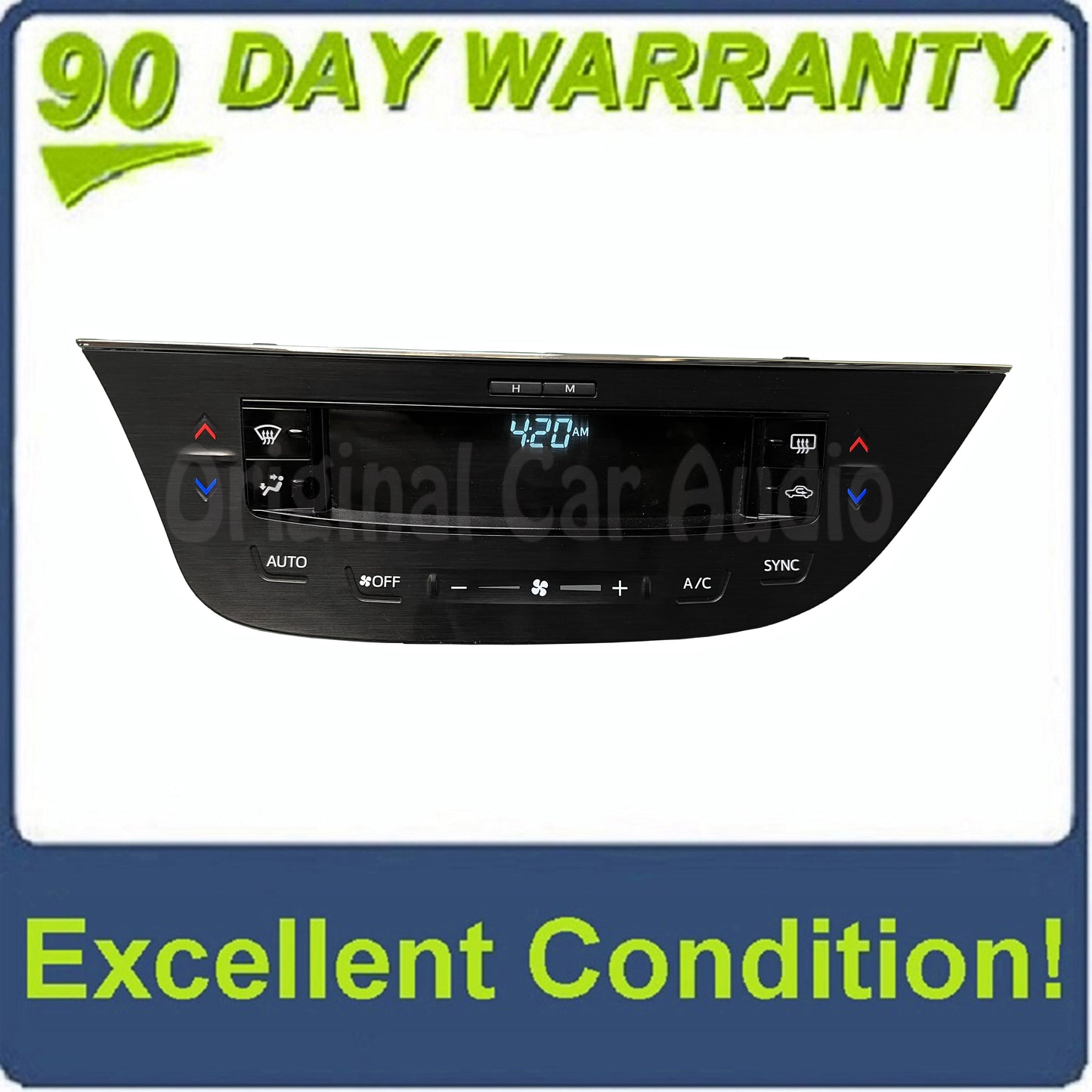2013 2014 2015 Toyota Avalon OEM Heat A/C Temperature Control Panel