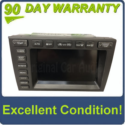 2003 - 2005 Lexus GS300 GS430 OEM Navigation Information Climate Control Display Monitor