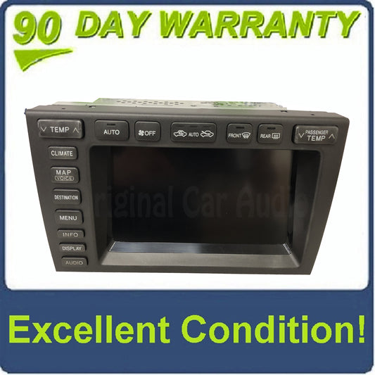 2003 - 2005 Lexus GS300 GS430 OEM Navigation Information Climate Control Display Monitor