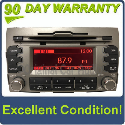 2010 - 2013 Kia Sportage OEM Single CD AM FM SAT Radio Media Receiver GREY