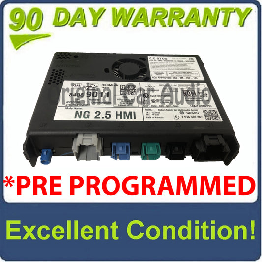 PRE-PROGRAMMED 2016 - 2020 Buick Chevrolet GMC Cadillac OEM Navigation Human Interface Module NG 2.5 HMI