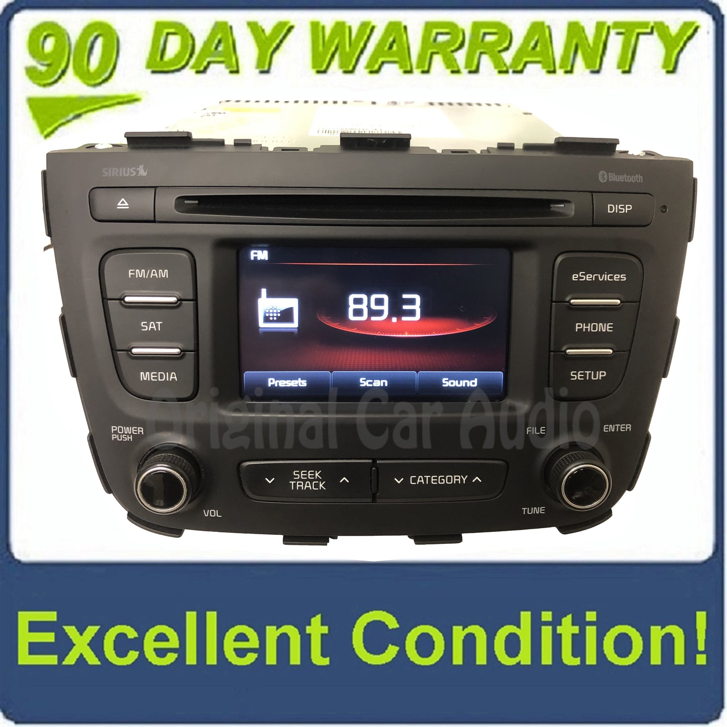 2013 - 2015 Kia Sorento OEM Uvo Single CD Sat Multi Media Radio Receiver
