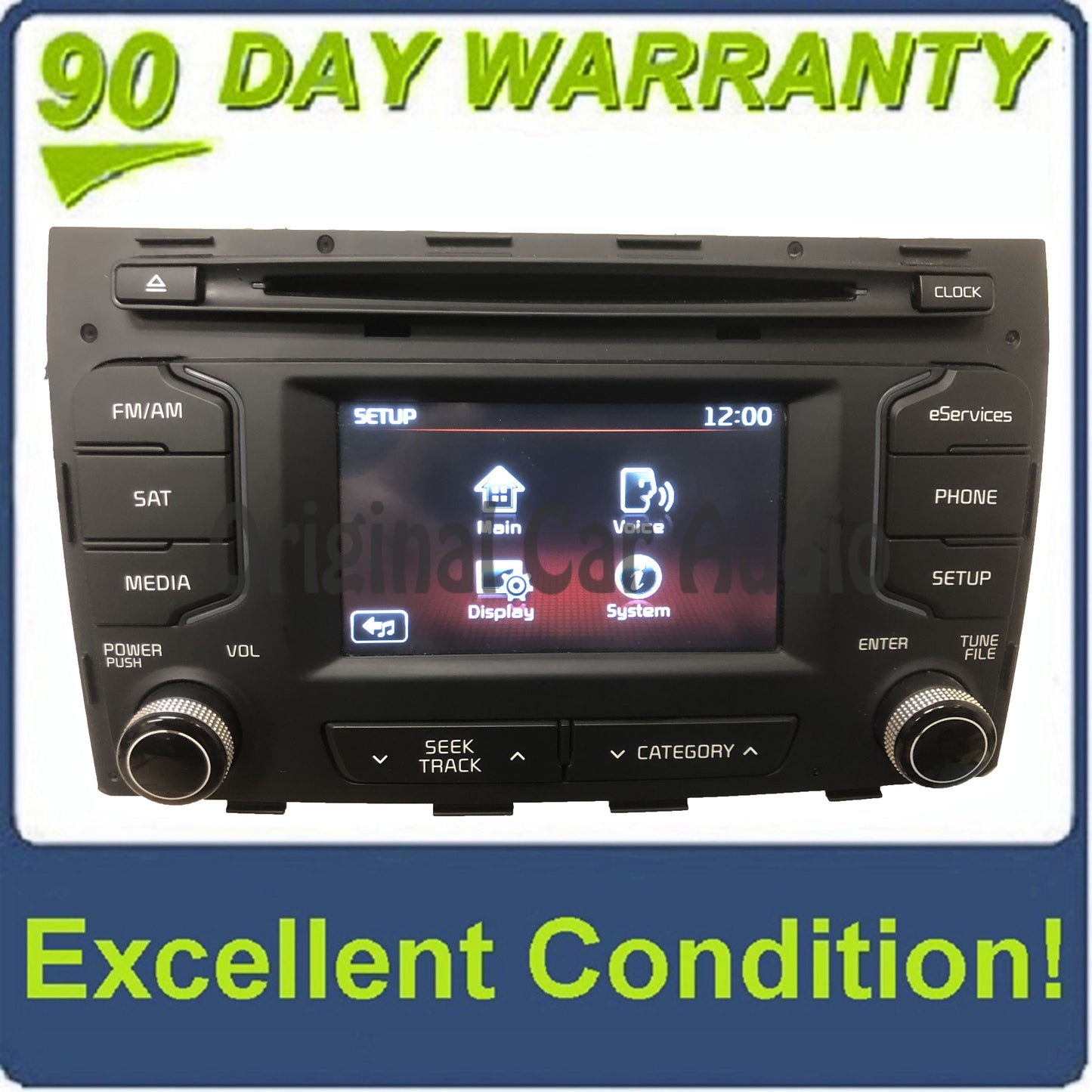 2014 - 2016 Kia Sportage OEM UVO Single CD Bluetooth Sat Multi Media Radio Receiver
