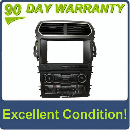 2016 - 2018 Ford Explorer OEM 8" Display Radio Climate Control Panel BEZEL ONLY
