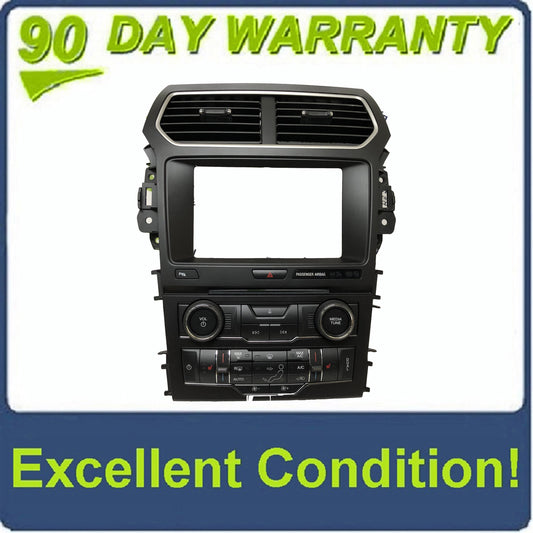 2016 - 2018 Ford Explorer OEM 8" Display Radio Climate Control Panel BEZEL ONLY