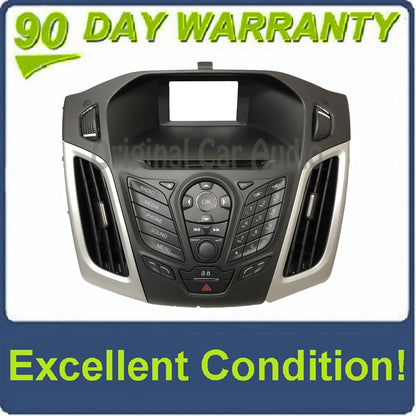2012-2014 Ford Focus OEM Radio Control Panel FACEPLATE ONLY DM5T-18K811-LA