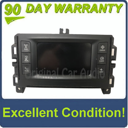 2015 - 2016 Jeep Cherokee OEM VP2 Touch Screen Multi Media Bluetooth Radio Receiver