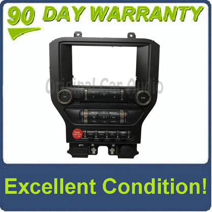 2015 - 2017 Ford Mustang OEM Black Trim 8" Touch Screen Radio Display Bezel ONLY