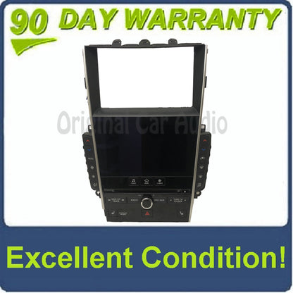 2014 - 2020 Infiniti Q50 OEM Navigation Radio Control Panel Touch Screen Climate Control w/Heated Seats BEZEL ONLY