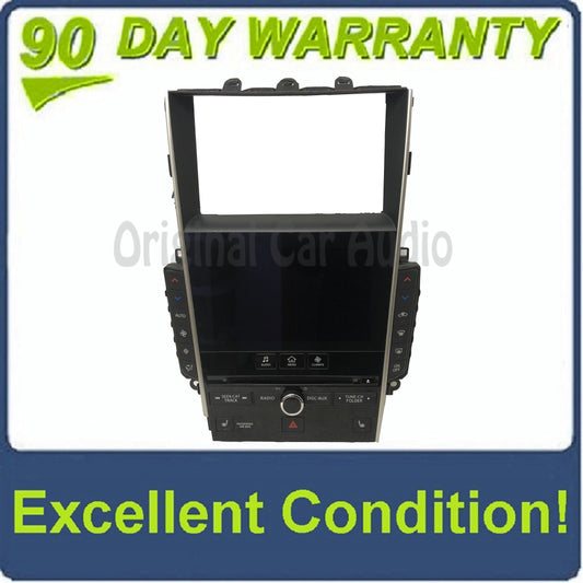2014 - 2020 Infiniti Q50 OEM Navigation Radio Control Panel Touch Screen Climate Control w/Heated Seats BEZEL ONLY