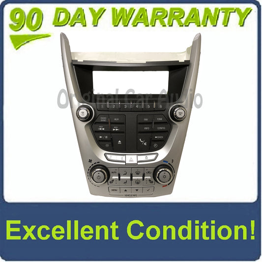2010 - 2011 Chevrolet GMC Equinox Terrain OEM Radio Climate Control Panel and Display BEZEL ONLY