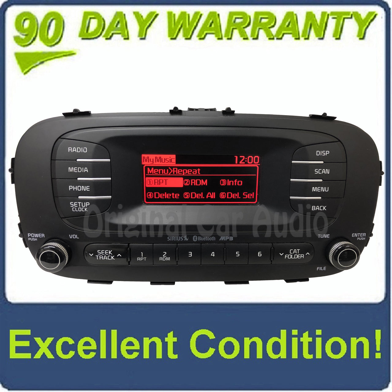 2014 - 2017 Kia Soul OEM Bluetooth MP3 AM FM Sat Radio Receiver
