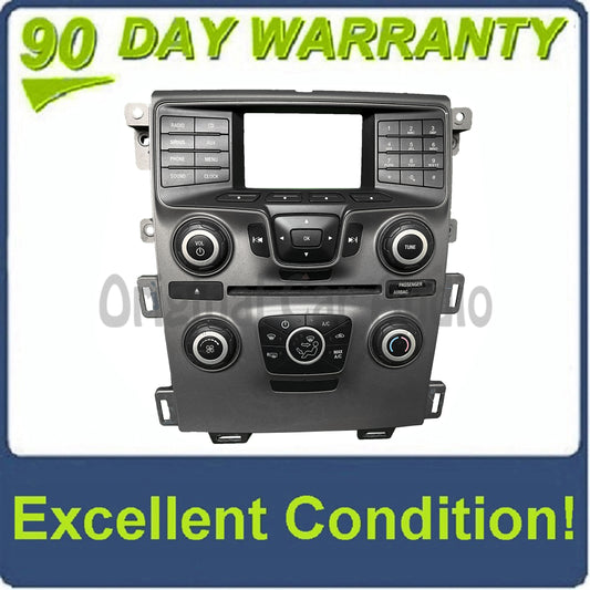 2011 - 2014 Ford Edge OEM 4" Radio Display Control Panel Single Zone Climate Control BEZEL ONLY