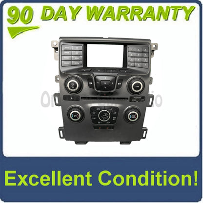 2011 - 2014 Ford Edge OEM Dual Zone Climate Control 4.2" Radio Control Panel Bezel ONLY W/ Heated Seats