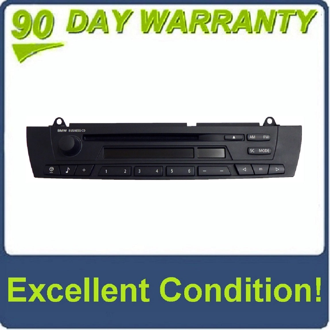 05 06 07 08 09 10 BMW X3 Z4 OEM NON-HD Radio Single CD Player BMWRCD114-05 2005 2006 2007 2008 2009 2010