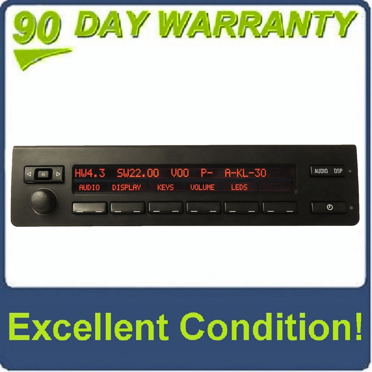 97 98 99 00 01 02 03 BMW 525i 528i 530i 540i M5 Radio Display DSP Controls 1997 1998 1999 2000 2001 2002 2003