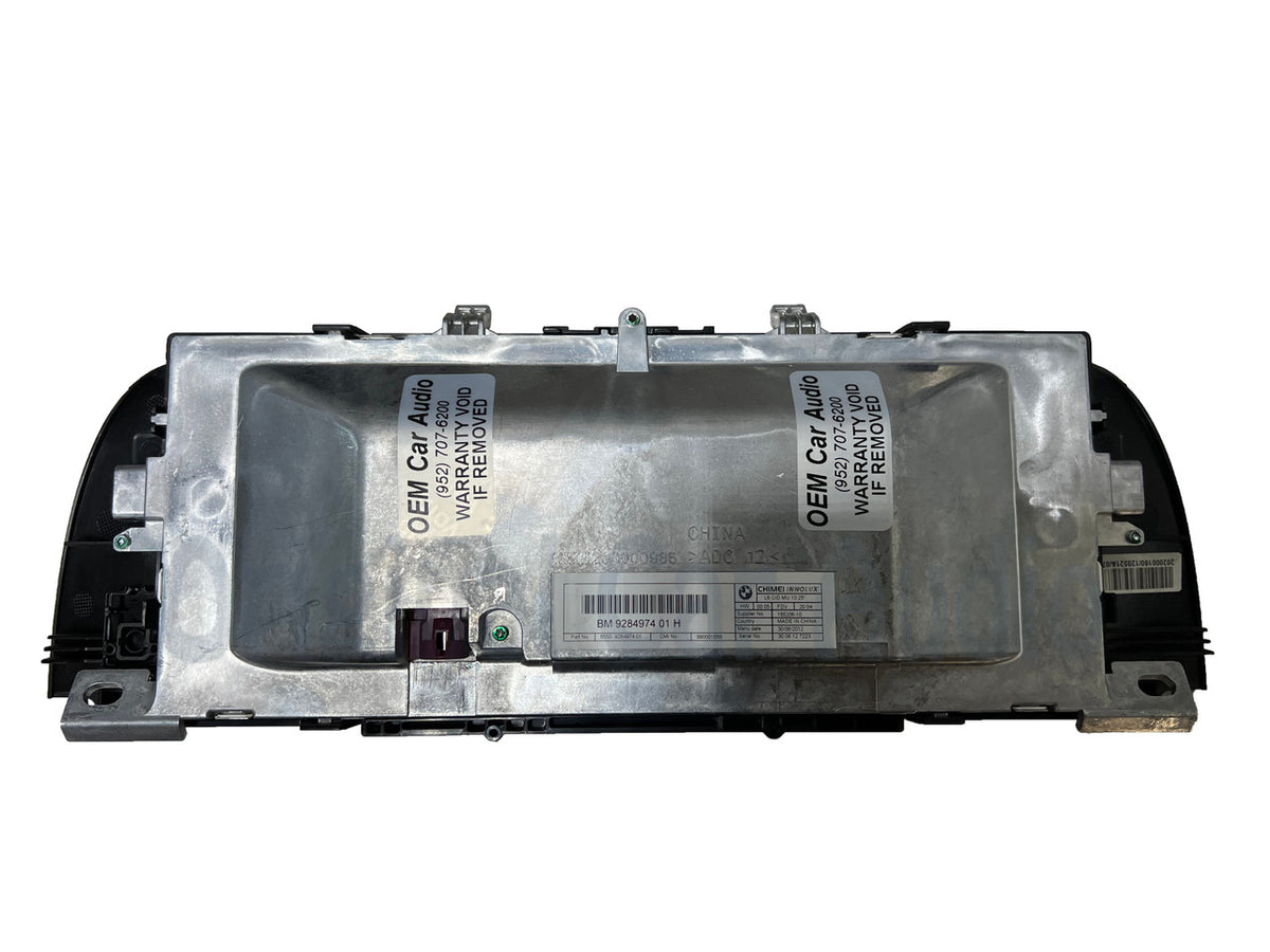 2011 - 2016 BMW 5 Series M5 OEM 8" inch Information Display Screen W/ Chrome face