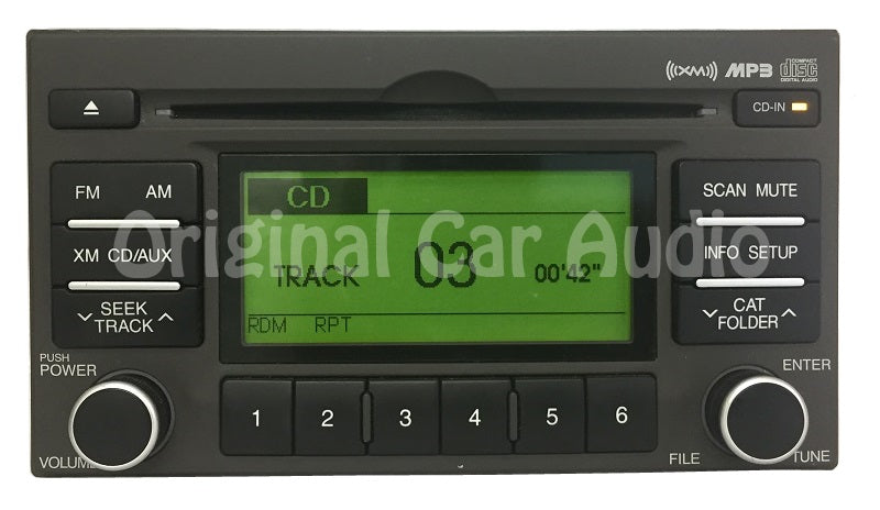 07-11 Hyundai Accent radio AM FM CD player MP3 satellite OEM