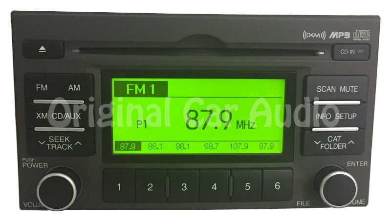 07-11 Hyundai Accent radio AM FM CD player MP3 satellite OEM