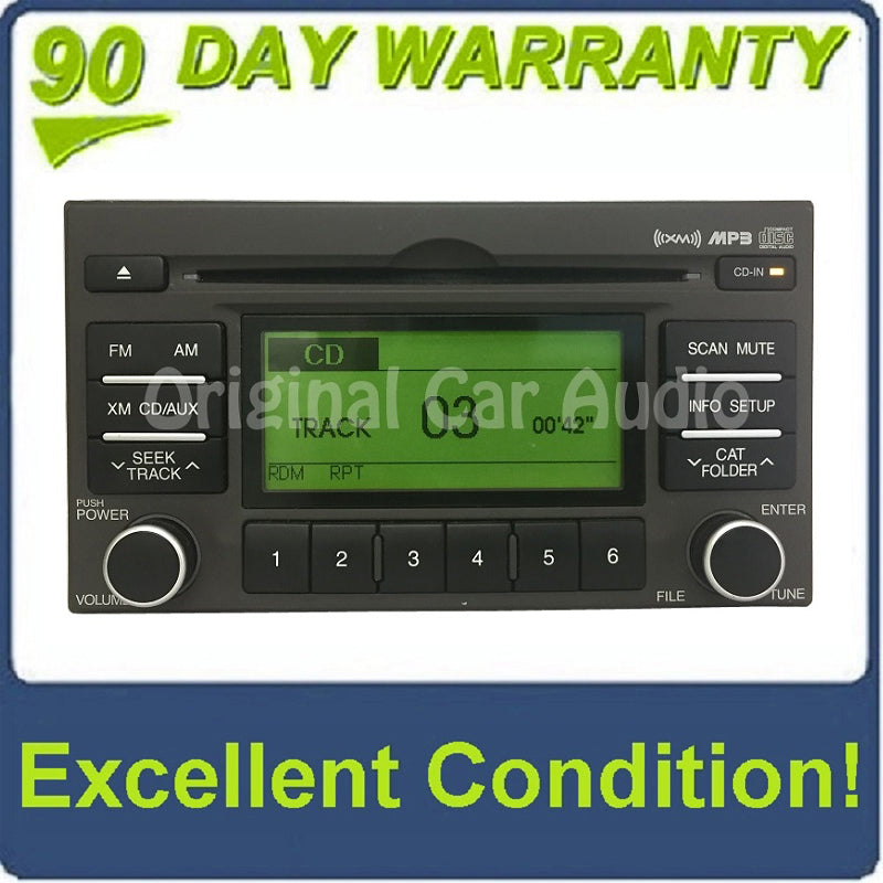 07-11 Hyundai Accent radio AM FM CD player MP3 satellite OEM