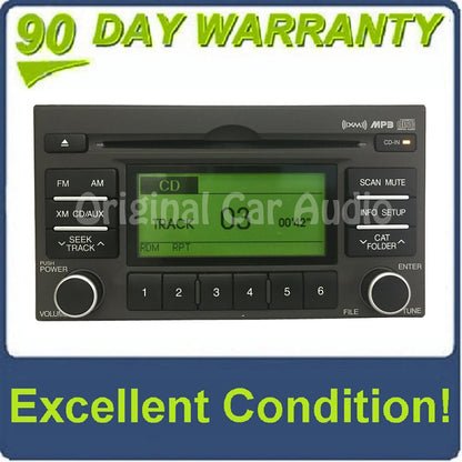 07-11 Hyundai Accent radio AM FM CD player MP3 satellite OEM
