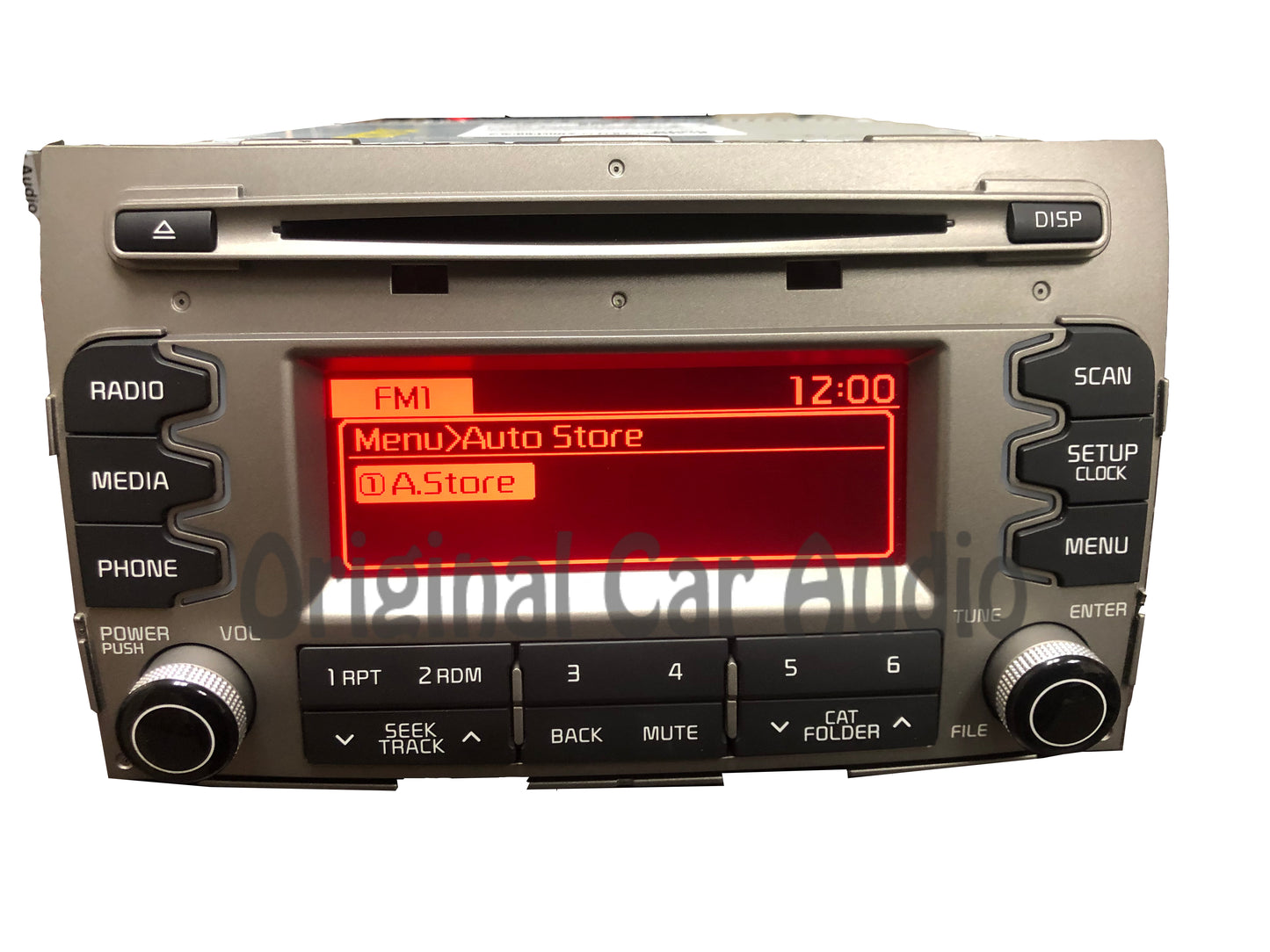2014 - 2016 Kia Sportage OEM AM FM CD Bluetooth Sat Radio Media Receiver GRAY