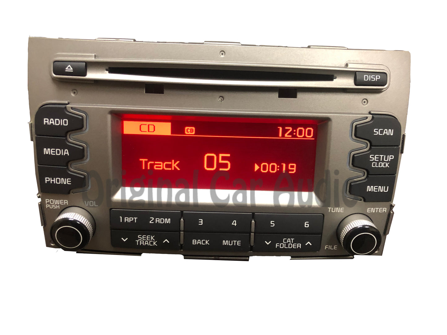 2014 - 2016 Kia Sportage OEM AM FM CD Bluetooth Sat Radio Media Receiver GRAY