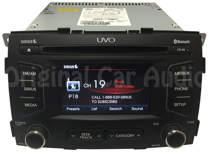 Refurbished 2012-2013 Kia Sorento Radio CD Player Stereo Bluetooth Sirius MP3 Touch Screen UVO HD OEM