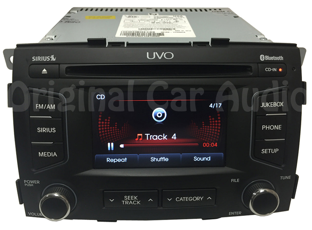 Refurbished 2012-2013 Kia Sorento Radio CD Player Stereo Bluetooth Sirius MP3 Touch Screen UVO HD OEM