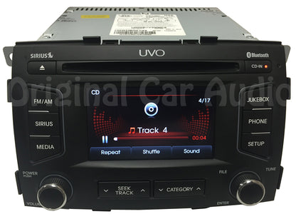 2012 2013 Kia Sorento OEM Bluetooth Sirius MP3 Touch Screen Radio CD Player UVO