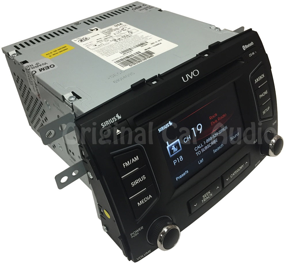 2012 2013 Kia Sorento OEM Bluetooth Sirius MP3 Touch Screen Radio CD Player UVO