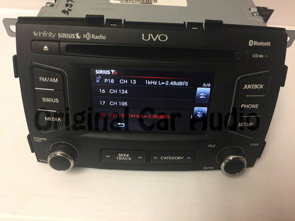 2011 - 2013 Kia Sorento OEM Infinity MP3 SAT CD Player Receiver UVO 96160 1U350CA, 961601U350CA, 96160-1U350CA